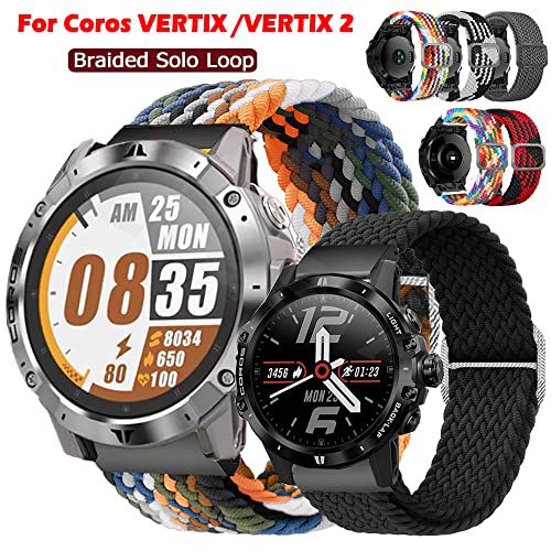 Correa de nailon de 26 mm para Garmin Fenix 7X y Coros VERTIX 2