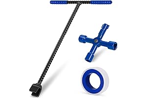 17-Inch LOSTRONAUT Water Meter Key Wrench for Street Key Water Shut Offs