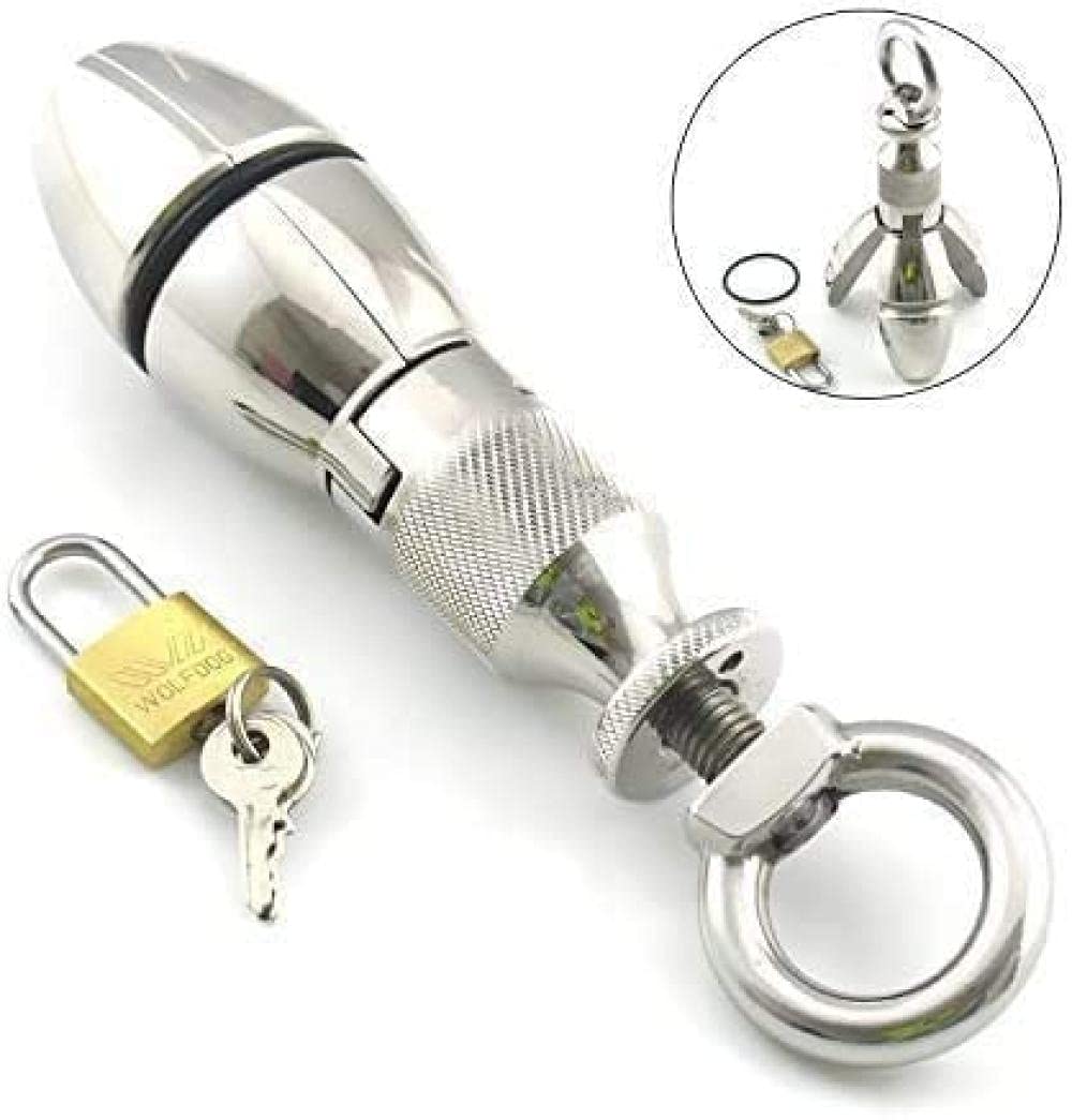 abschließbarer anal plug Abschließbarer Analplug aus Gummi