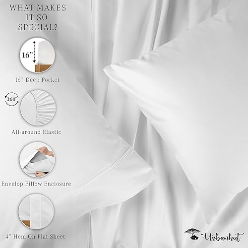 Miniatura 5 de URBANHUT 1000 TC Juego de sábanas