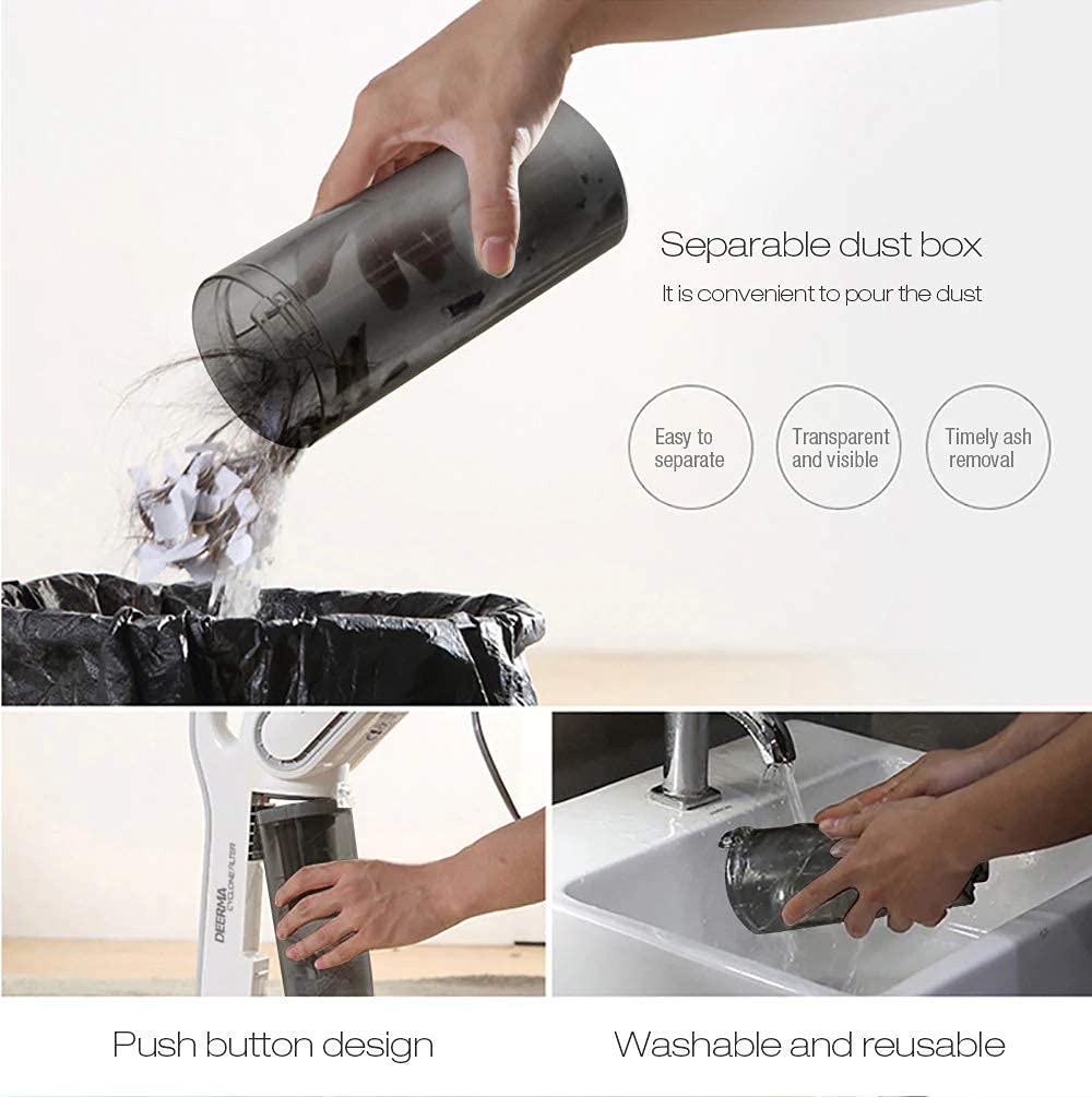 Buy Deerma Dx700 2In1 Handheld Vacuum Cleaner With Large Capacity