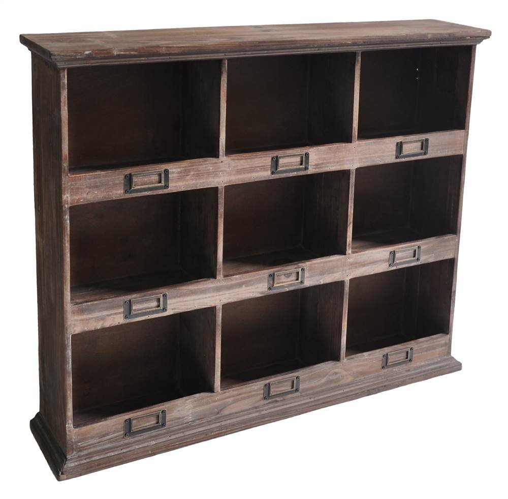 Amazon.com: Cheung's FP-4120 Wooden Wall with 9 Cubbies : Home