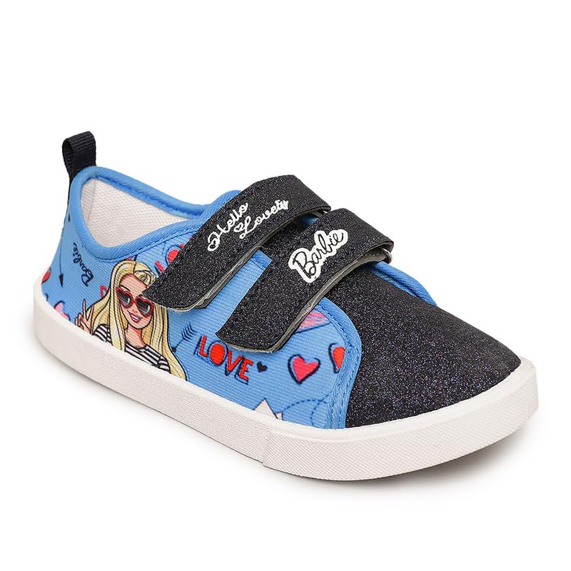 Kidsville Kids Girls Barbie Printed Navy Shoes (B0CJ91RHVX) Amazon Price History, Amazon Price Tracker
