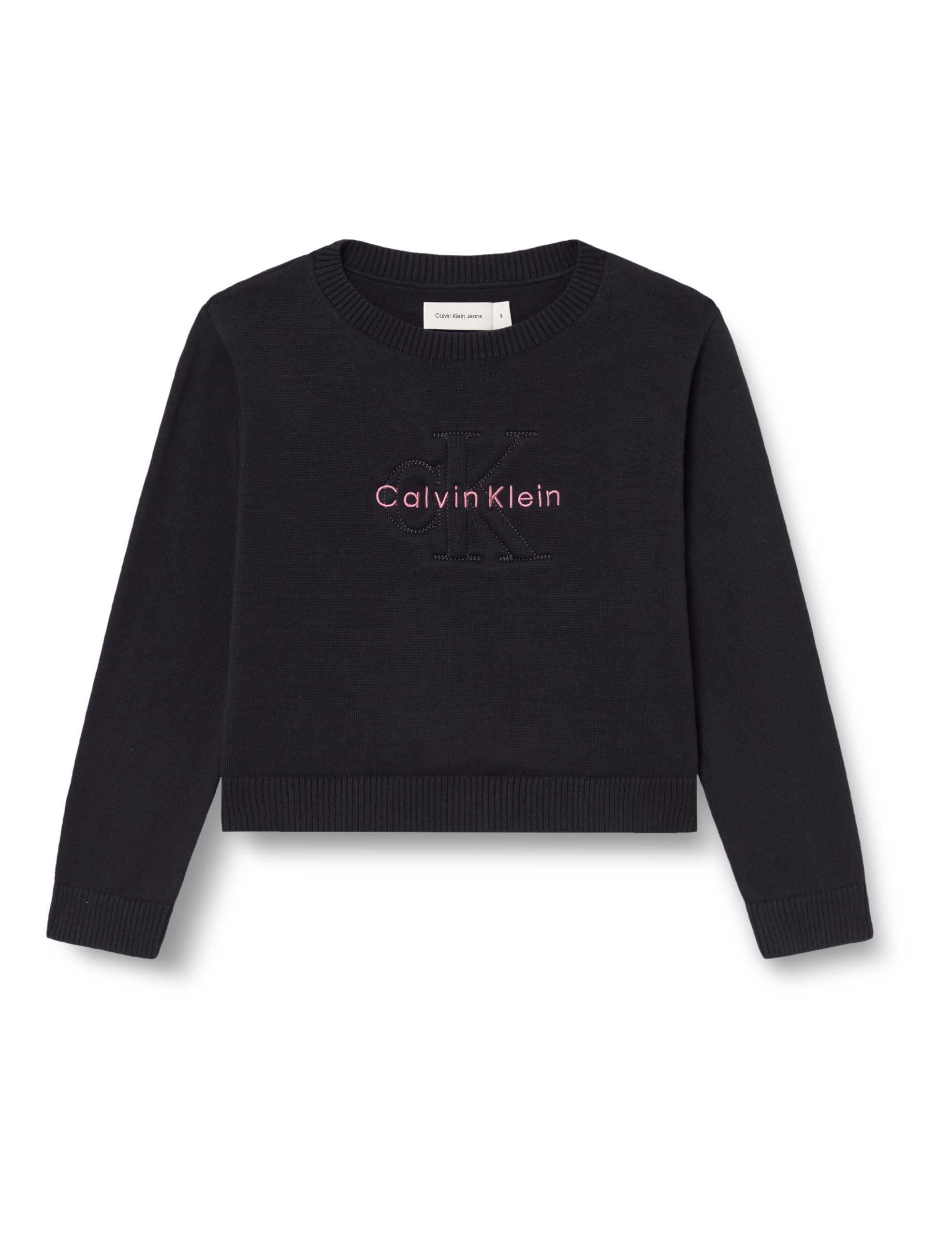 Calvin Klein MONOLOGO IG0IG03075 - Jersey para niña, Color Negro (CK Black), 14 años, Negro (CK Black), 14 años