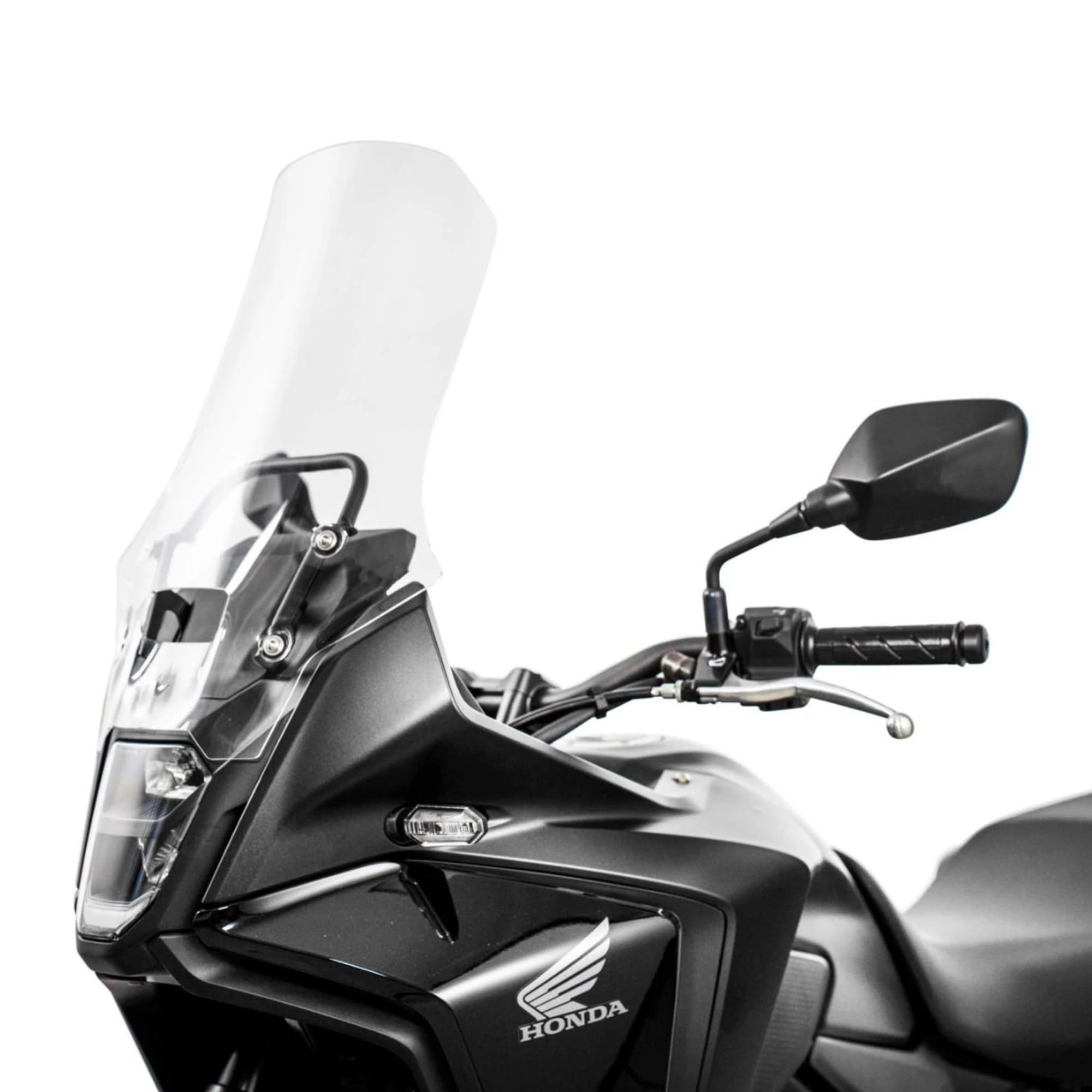 Cupolino Moto Parabrezza Plexiglass JD9 TOURING Trasparente COMPATIBILE CON MOTO Honda NX 500 2024-2026