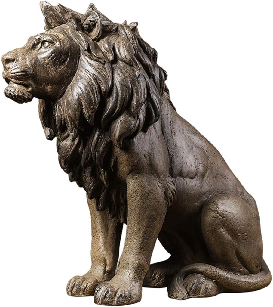 数量限定 特売 大理石彫刻 ライオン ペア 動物像 オブジェ 在庫あり 即納 Cri Nfe Go Th