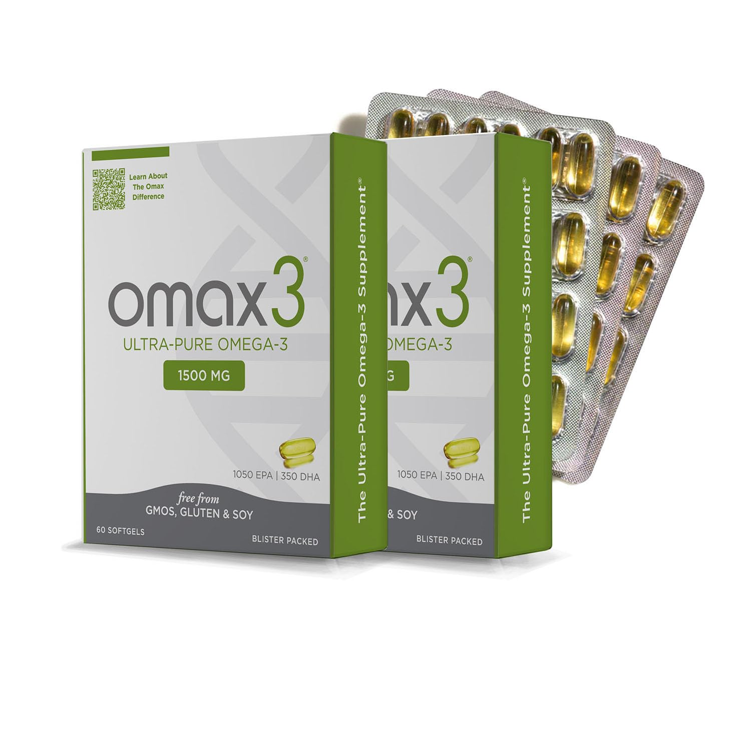 Amazon.com: Omax3 Ultra-Pure Omega 3 Fish Oil Pills 1500 MG EPA