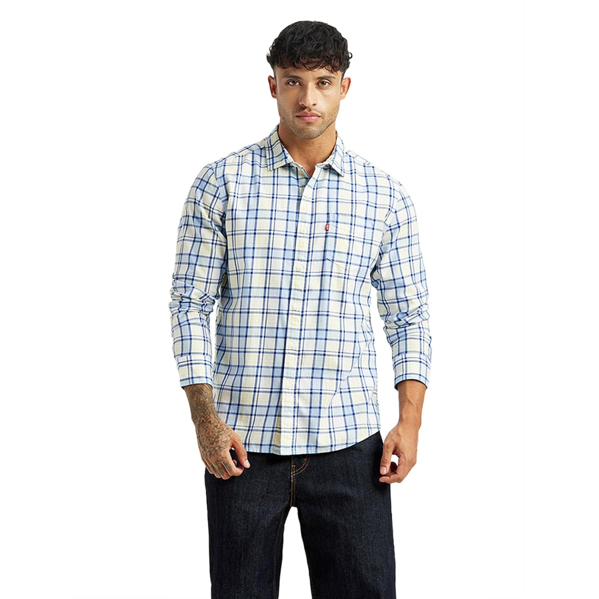 levi's Men's Checked Slim Fit Shirt-picture-41