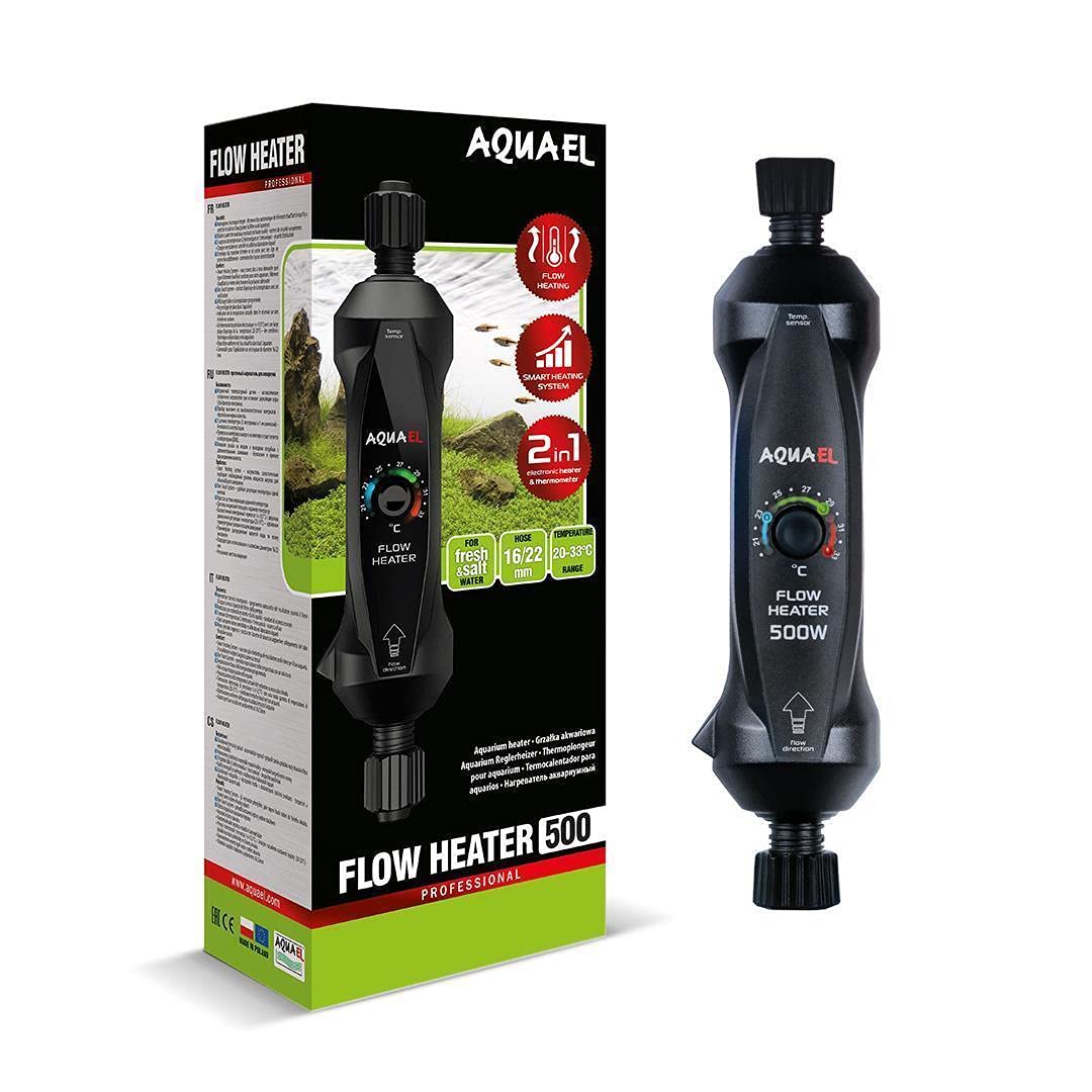 Aquael Flow Inline - Calentador de Acuario (500 W)