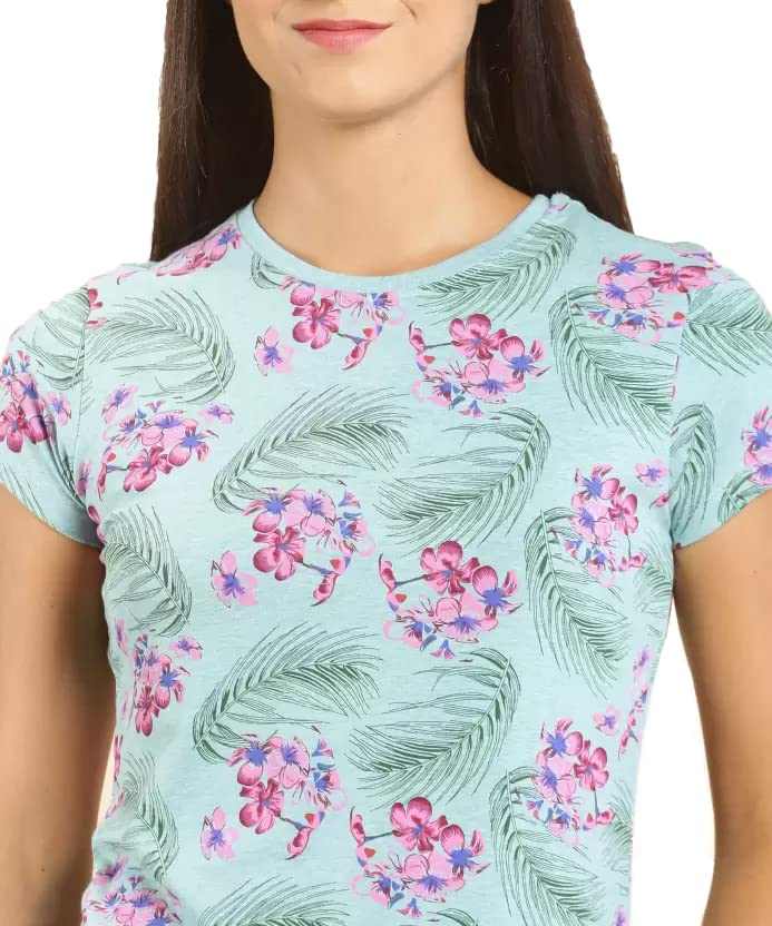 Image of Lyra Women's Cotton Regular Fit T-Shirt