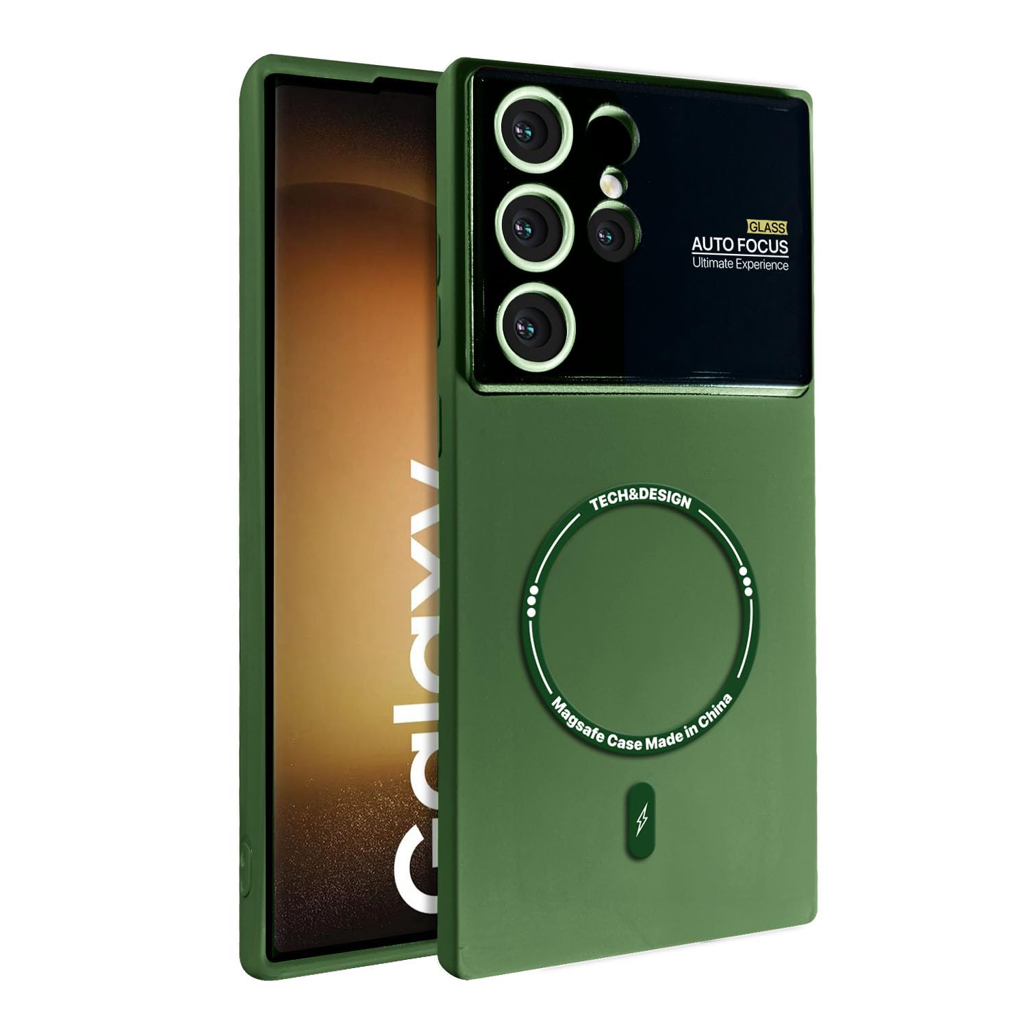 Vaku Luxos® Premium Silicon Polarized Back Cover for Samsung Galaxy S23 Ultra Texture Full Lens Protection Silicon Case Scratch Resistant Slim Thin Military-Grade Protection - Green (B0CQLXMMLS) Amazon Price History, Amazon Price Tracker