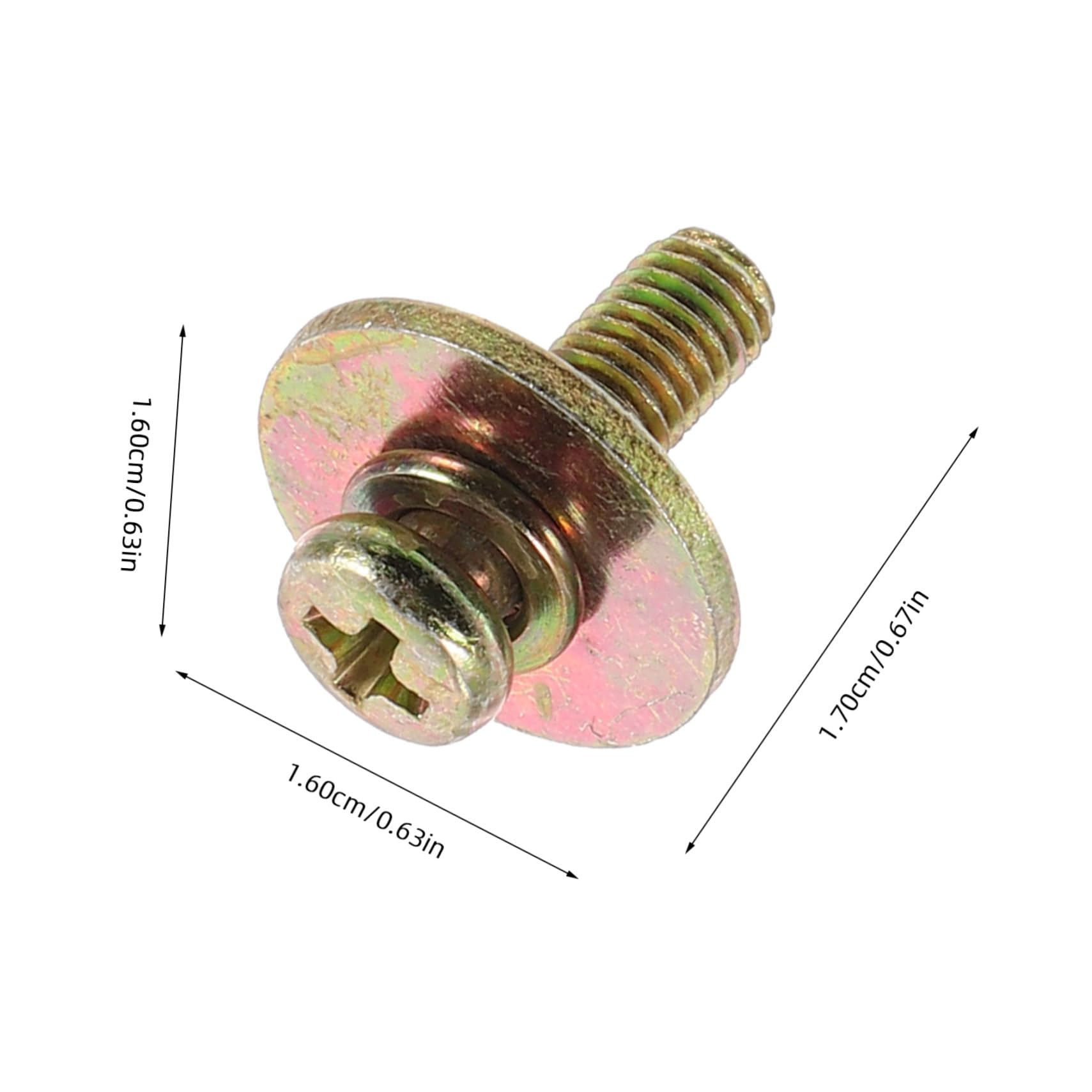 ERINGOGO 20Pcs Drum Lug Screws Replacement for Snare Drum Mounting Durable Percussion Mounts Musical Instrument Accessories