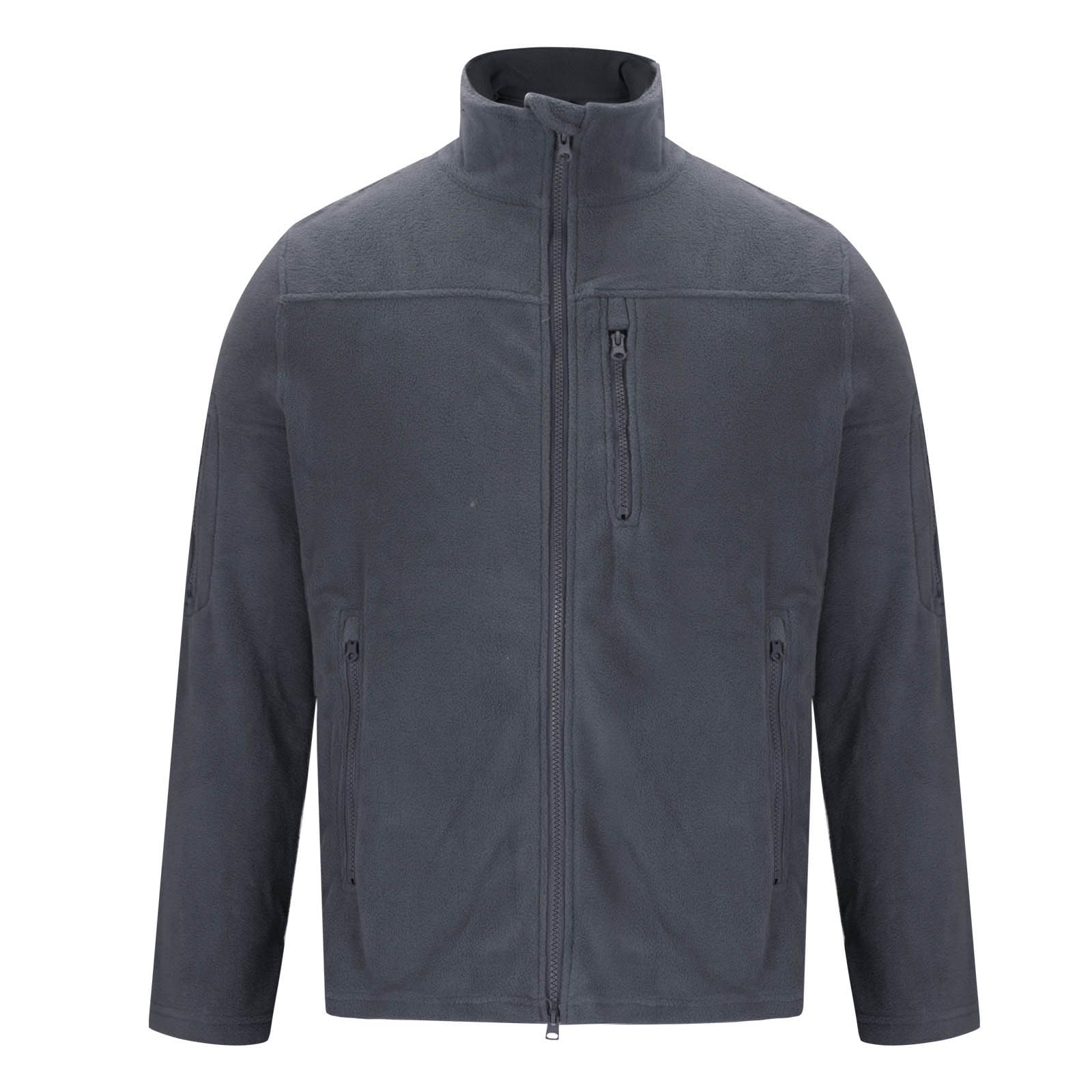 Muscularfit Men's Full Zip Casual Jacket with Zip Pockets Winter Warm Windproof
