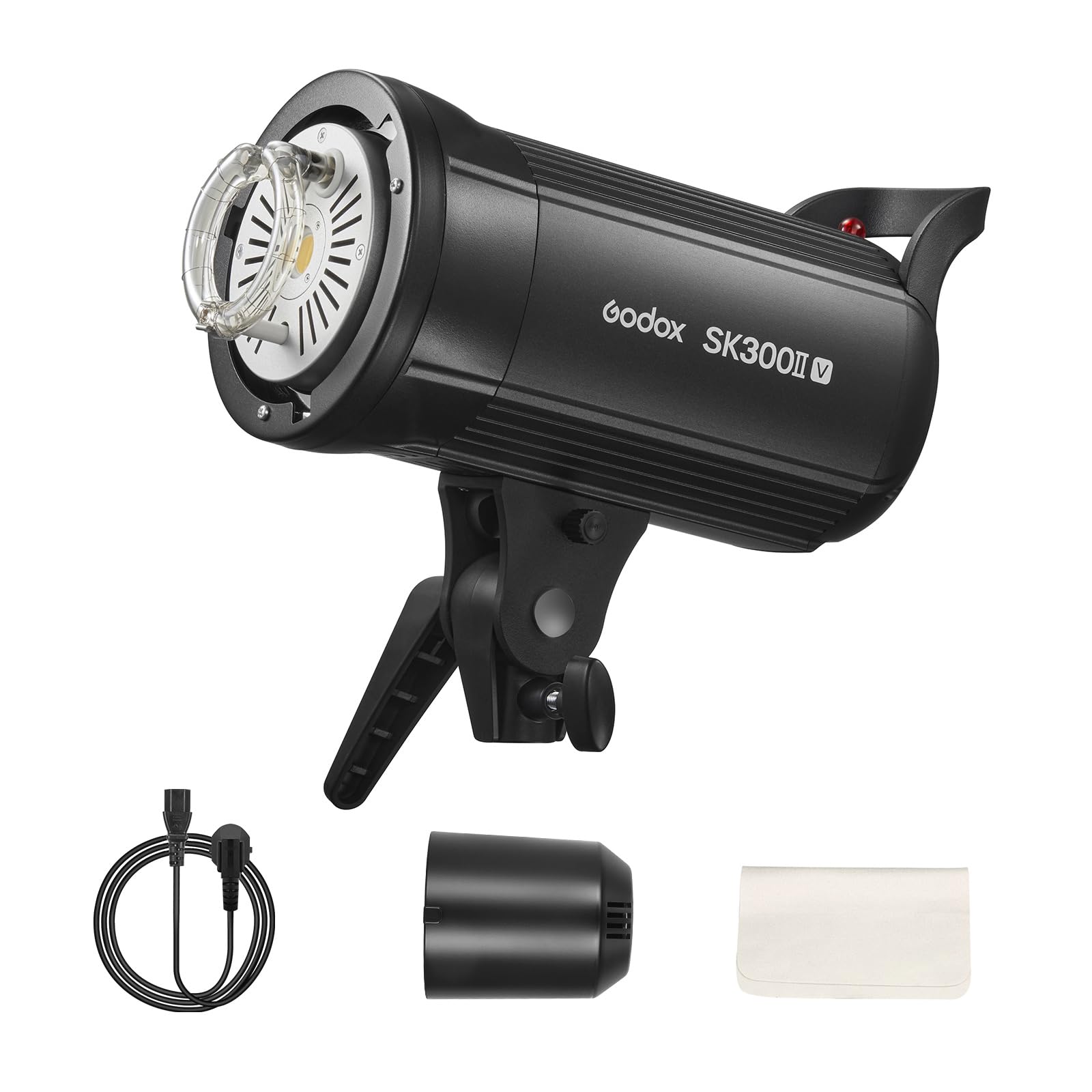 Godox SK300II-V Flash de Studio 300Ws avec COB LED Modeling Lampe 5700K, GN58, Temps de Recyclage 0,1-1,5s, 40 Niveaux, 2.4G Sans Fil, Bowens Mount