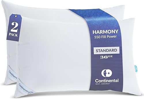 Almohada Premium, 100 % plumas blancas de ganso, mediana, firme