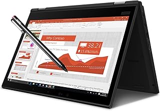 Lenovo ThinkPad L390 Yoga 13.3" FHD (1920x1080) Laptop, Intel Core i5-8265U 1.6 GHz, 16GB DDR4, RAM 512GB SSD, Touchscreen, Backlit Keyboard, Fingerprint, HDMI, WiFi, Bluetooth, Webcam, Windows 10 Pro(Renewed)