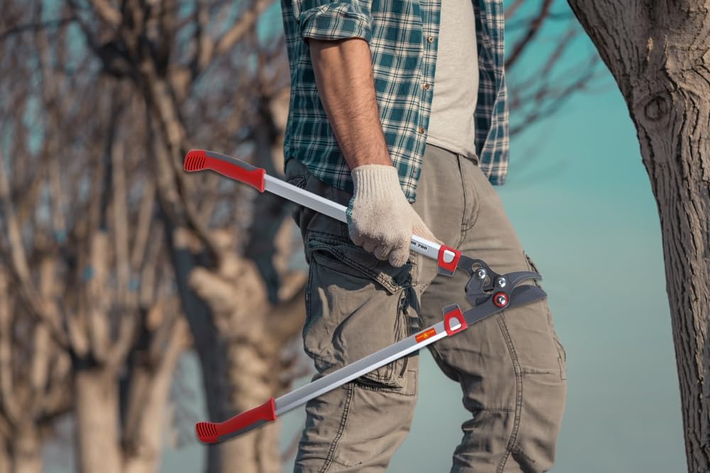 Wolf-Garten RR750 Power Cut Bypass Loppers, Red, 45 mm