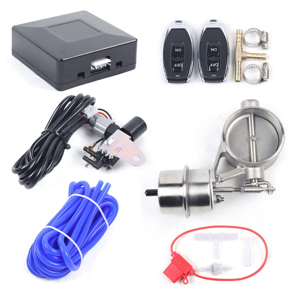 d'échappement électrique, kit de télécommande à vide fermé, pot d'échappement fermé sous vide, kit de système de commutation de soupape