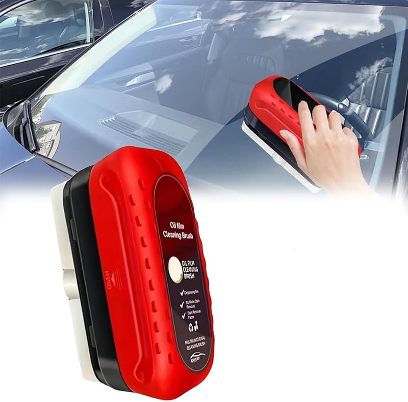 Car Windshield Cleaning Degreasing Cleaning Window Rainproof Cleaning Car Glass Cleaning Brush 120ml Car Windshield Cleaner Liquid Hydrophobic Coating for Car Glass Car Cleaning Accessories