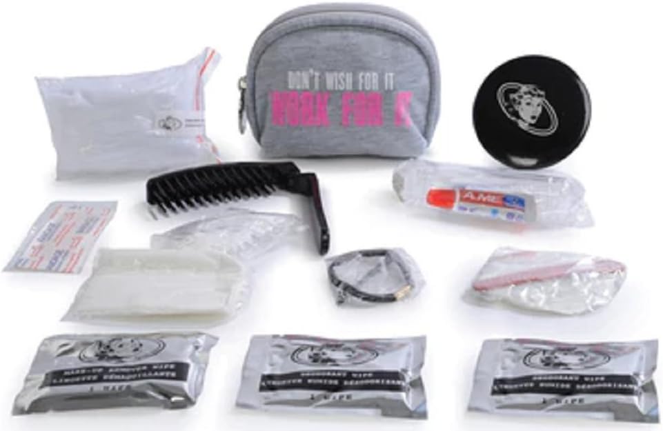 Danielle Damsel in D-Stress Party Kit, Gym Quote Bag