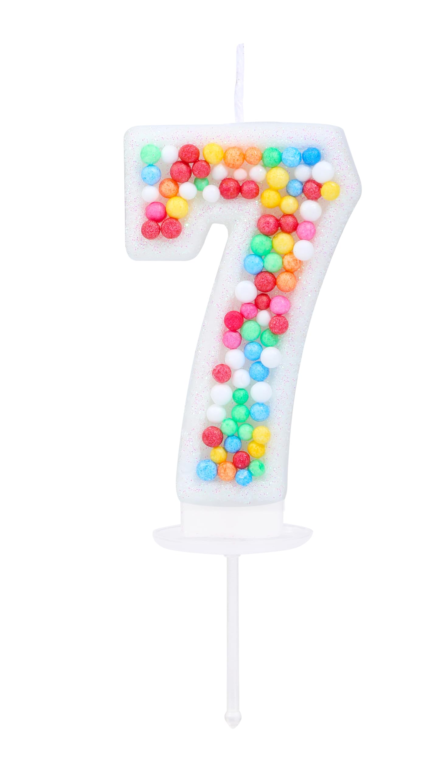 Lot De 3 Bougies D'anniversaire à Paillettes En Forme De Chiffre