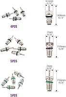 Vista 2 de Swpeet Juego de 36 núcleos de válvula de aire acondicionado R12 R134a, incluye surtido R12 R134a núcleo de válvula de refrigeración Núcleos