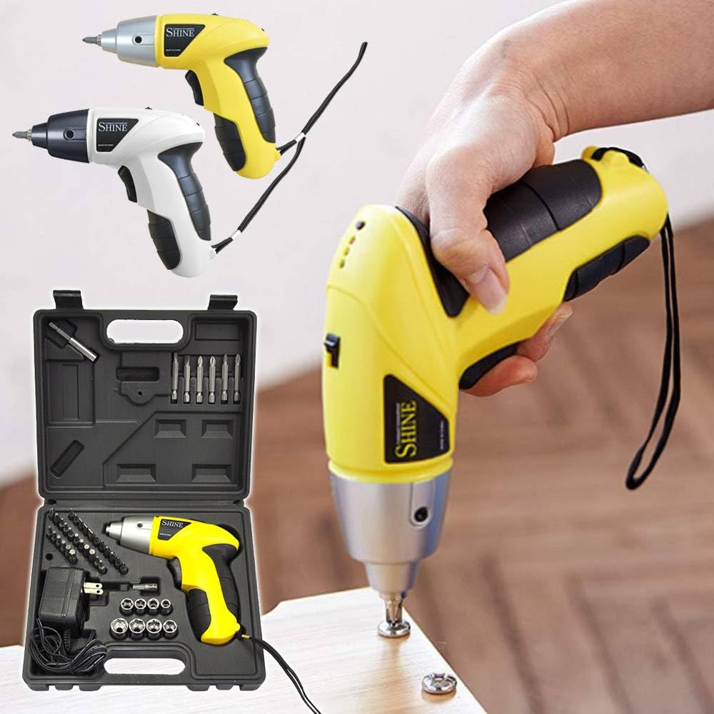 Amazon | iimono117 電動ドライバー 小型 【45個部品】充電式 4.8V LED