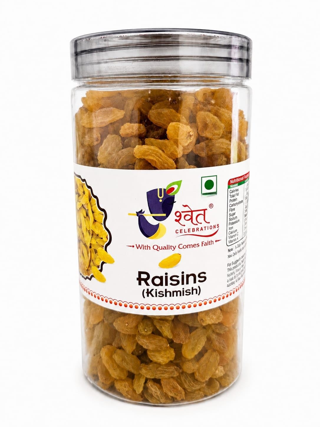 Shwet Celebrations Raisins Kishmish 480g | No Added Sugar, No Preservatives-image-17