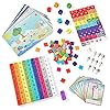 hand2mind MathLink Cubes Numberblocks 1-10 Activity Set, 30 Preschool Learning Activities, Building Blocks for Toddlers 3-5, Counting Blocks, Linking Cubes, Math Counters for Kids, Educational Toys - Image 7