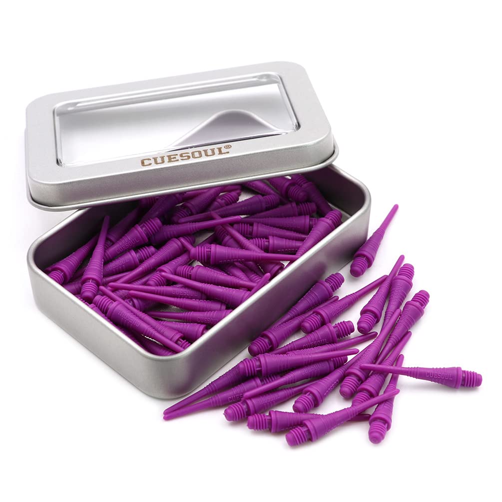 CUESOUL 2BA Morbida Punta Freccette Punti 100-Count