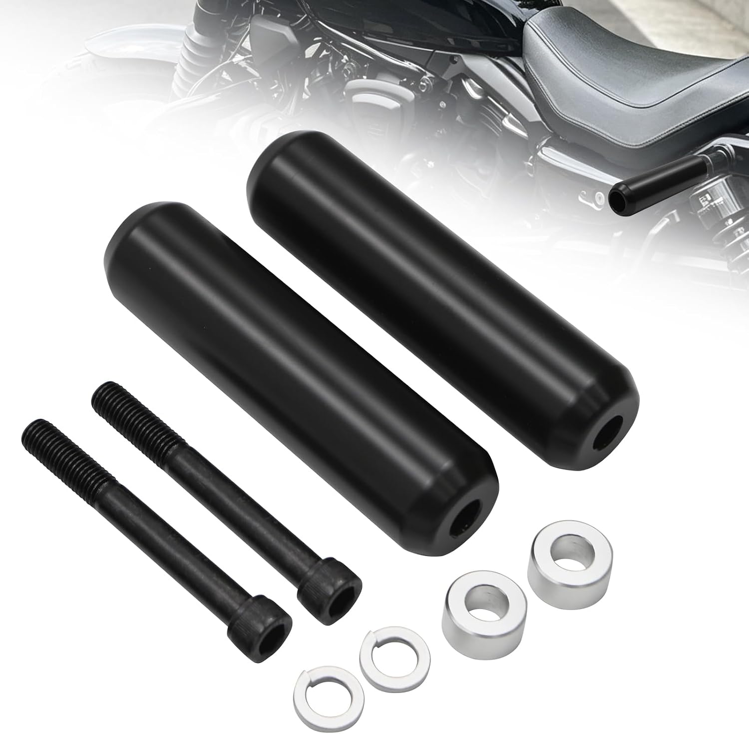 6.5" Shock Mounts Frame Sliders Crash Bar for Harley Nightster RH975/S
