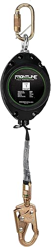 Frontline RPW20 Web de una sola pierna SRL con extremo de gancho de acero | Cumple con OSHA y ANSI SRL | Duradero, ligero y compacto | Cincha sin