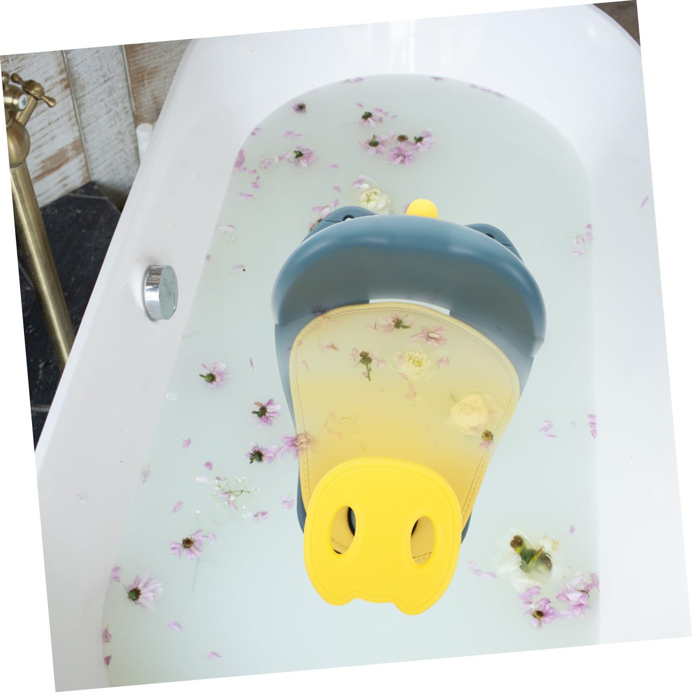 LABRIMP Babybadesitz Babybäder Babysitzdusche Für Neugeborene Babybadewanne Badewanne Für Säuglingssitz Badezubehör Haushaltsbadesitz Polypropylen Pp Blau