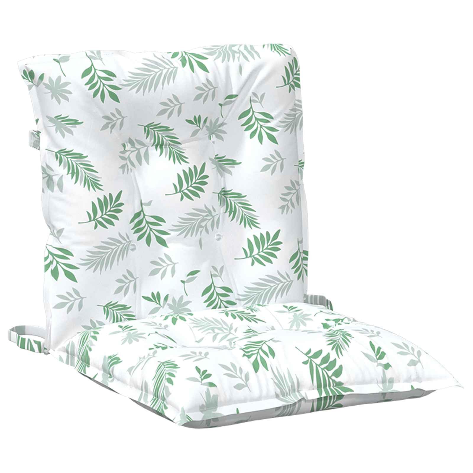 Cuscino da Esterno 100 x 50 x 7 cm 100% poliestere con imbottitura in fibra, design antiscivolo, fascia elastica e laccetti, ideale per sedie da giardino, terrazza, cucina, ufficio