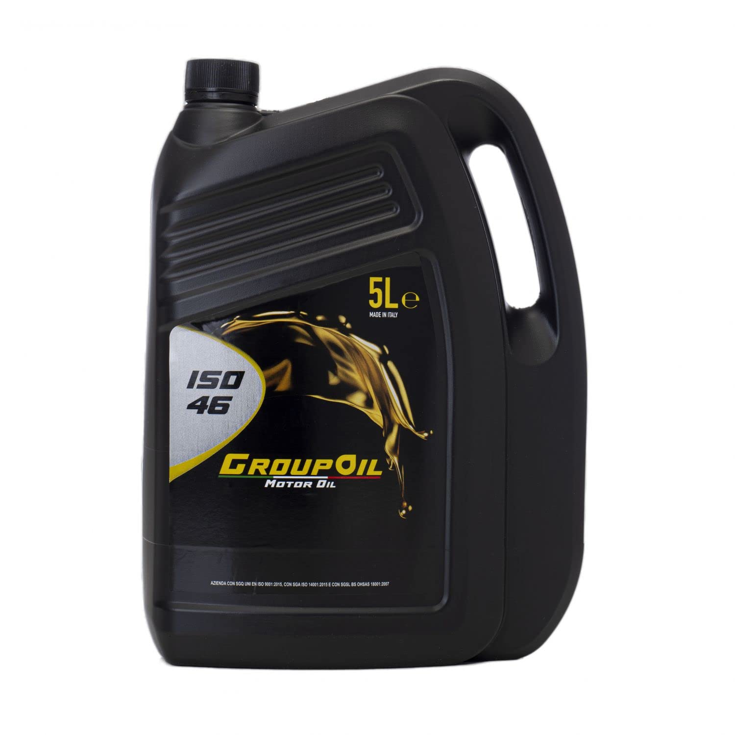 Lubrificanti 1X5L ISO 46 - E Un Olio Idraulico ad Alto rendimento antiusura, sviluppato per l’Uso in sistemi Idraulici ad Alta Pressione - 100% Made in Italy.