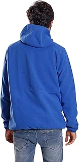 Ravin Mens HOODED FLEECE JACKET - BLUE Men Sweat Shirt