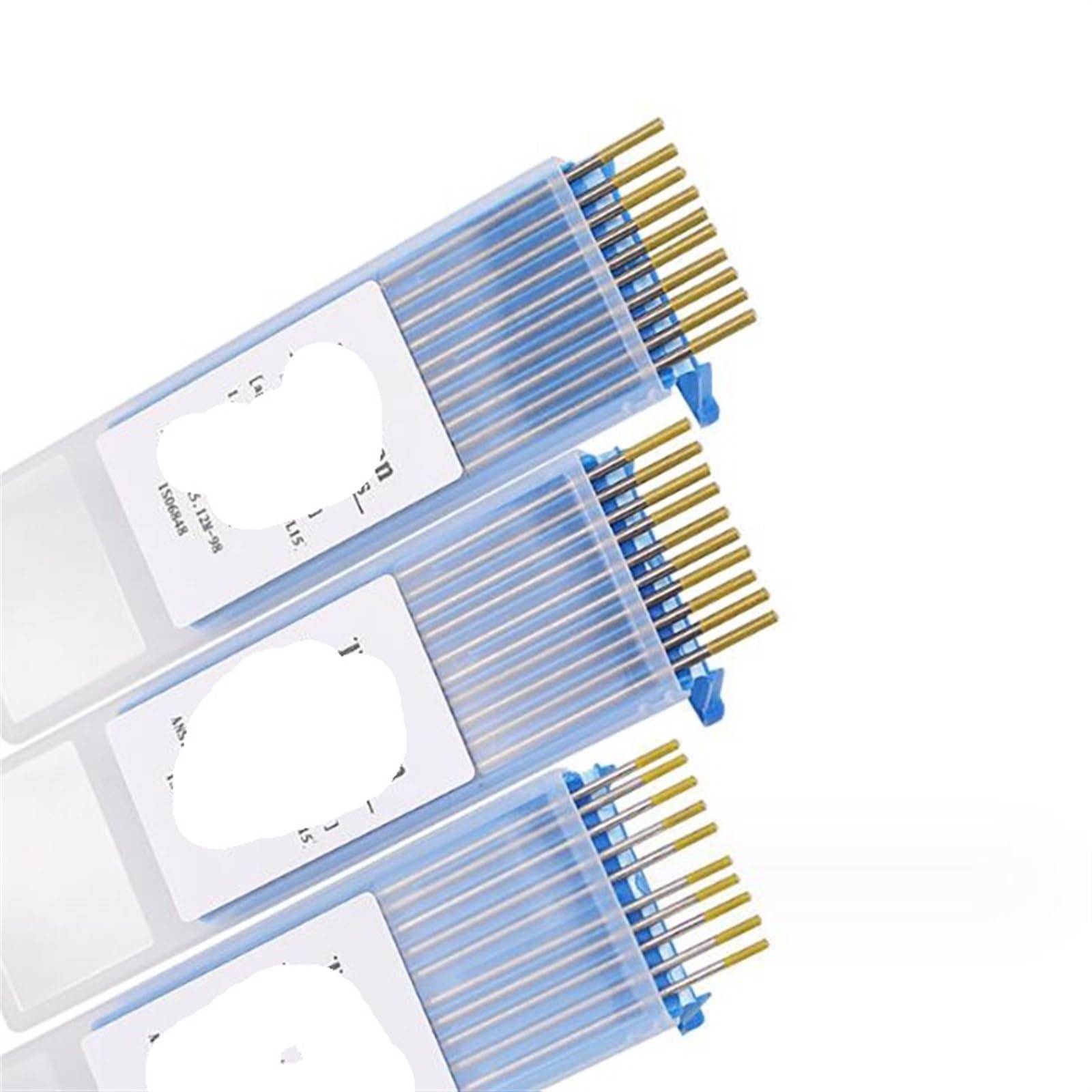 Varilla De Soldadura Varillas de Soldadura de tungsteno TIG WL15 WES WC20 WP WY20 WT20 WZ8 WL20 Electrodo de wolframio Electrodos para Soldar(WL20 Blue,1.6x150mm 10pcs)