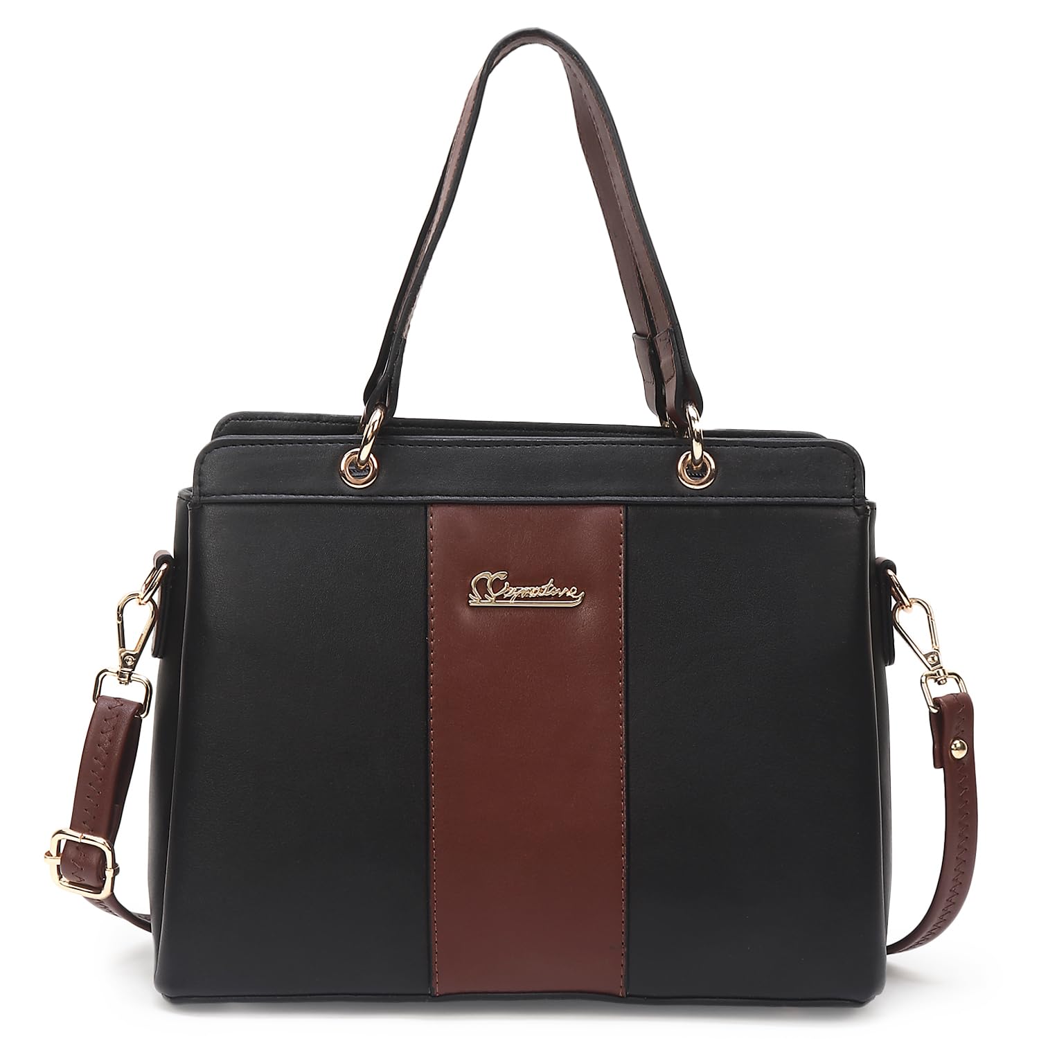 SSIGNATURES Women Purses and Handbags Top Handle Satchel Shoulder Strap Bags Messenger Tote Bag for Ladies (BLACK) (B0CQXR1XSZ) Amazon Price History, Amazon Price Tracker