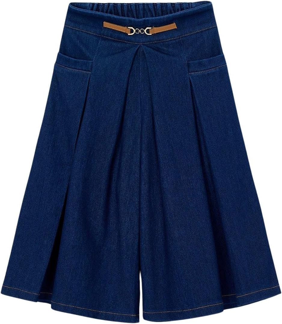 Mayoral Midi Skort for Girls Super Dark