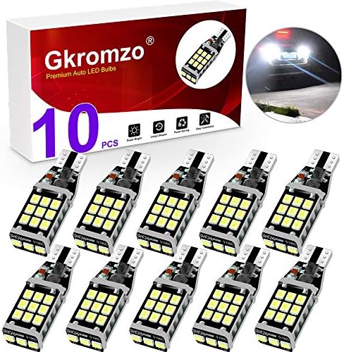 Alla Lighting Xtreme Super Bright T15 912 921 LED Bulbs Back-up Reverse