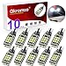 Gkromzo 10 x Super Bright 1100 Lumens 921 912 T15 W16W LED Bulb High Power 2835 21-SMD LED Lights Bulbs for Back-Up Reverse Light Lamps Replacement