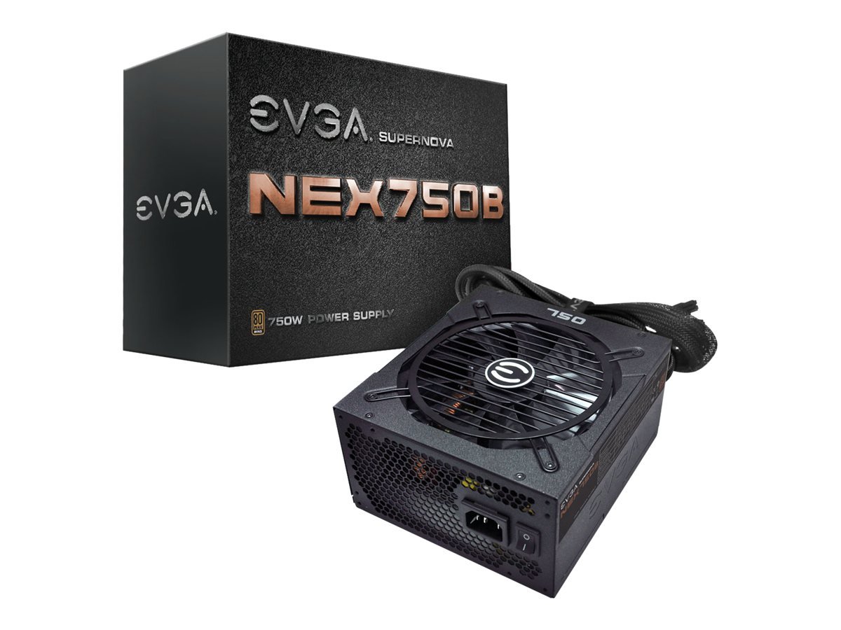 Fonte 750W ATX EVGA Semi Modular 80 Plus Bronze Bivolt Automático