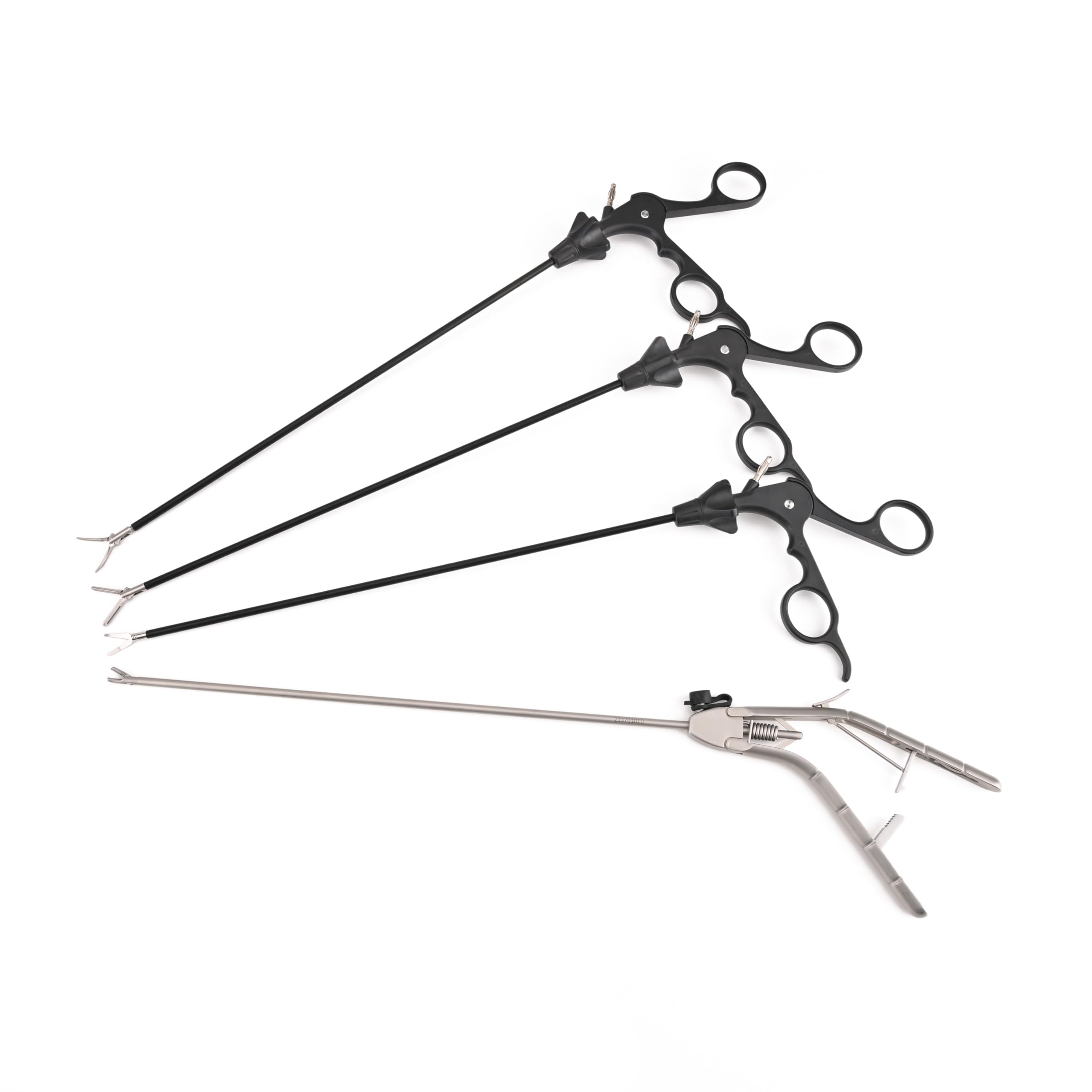 Pinze laparoscopiche Endotrainer Grasper Maryland Forbici porta aghi laparoscopico per allenamento endotrainer (4 pezzi) (tipo A) (tipo Gun)