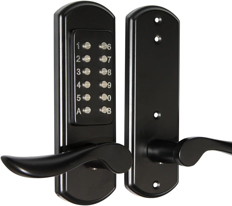 Megaflint Left Handed Keyless Door Lock Keypad Entry Mechanical Door