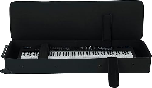 Miniatura 3 de Gator Cases Legacy Hybrid Series Lightweight Rolling Keyboard Case for 88 Note Keyboards and Electric Pianos (GK-88)