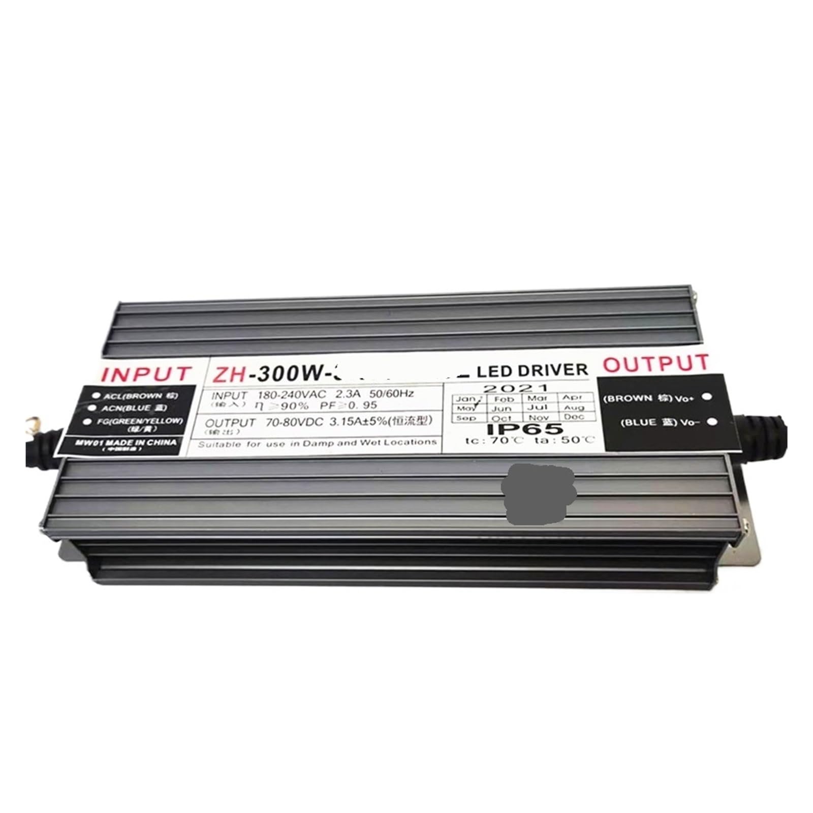 Pilote de lustre tour LED 300W transformateur d'éclairage étanche DIY