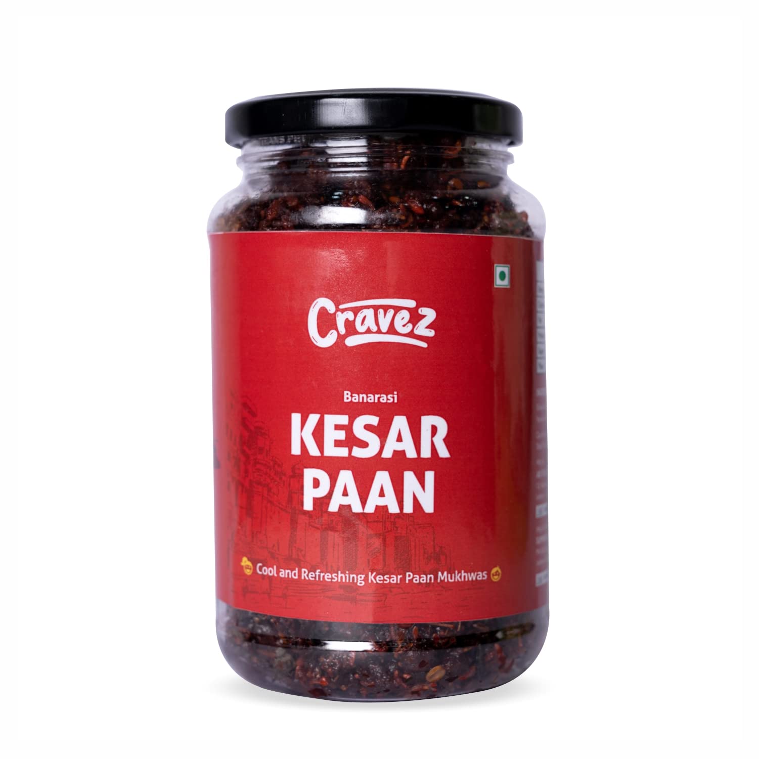 Cravez Banarsi Kesar Paan Mouth Freshner -350 GM | Refreshing & Digestive After Meal Snack Mukhvas | Hygienically Packed Mukhwaas (B0B1DL4QQH) Amazon Price History, Amazon Price Tracker