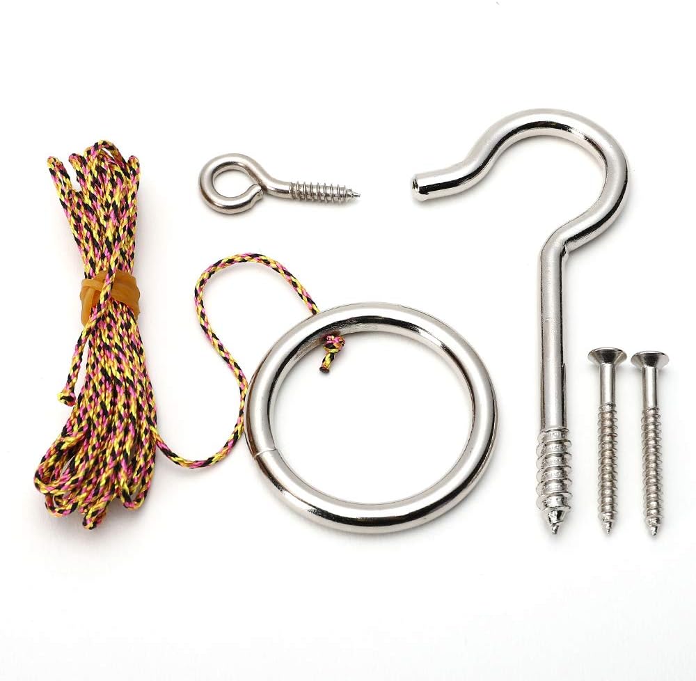 IParts Hook and Ring Swing DIY Kit HeavyDuty Hardware and
