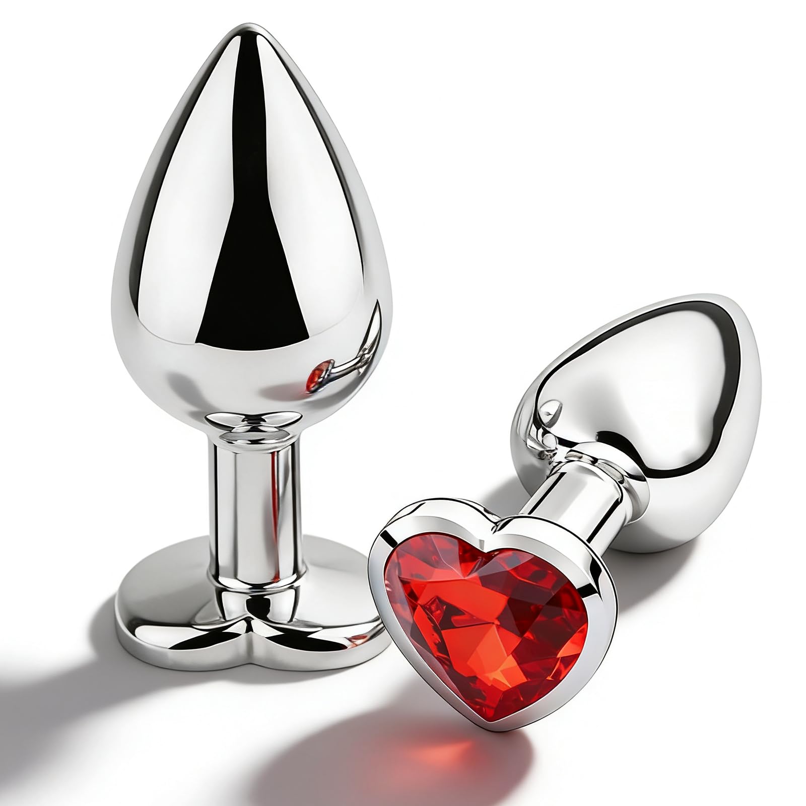 2 Pieces Bouchon Anal Set,Anals Sextoys en metal,Sextoy Anal pour Femme et Homme,Amour...