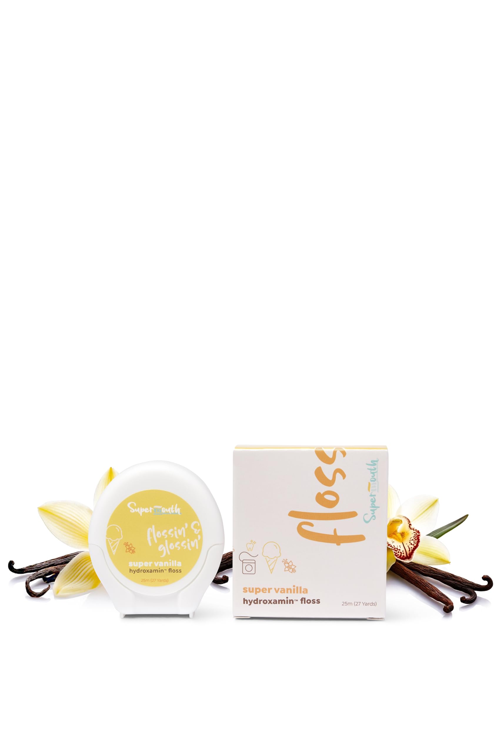 SuperMouth Fluoride-Free Floss – Expanding Floss for Plaque Removal & Enamel Support – Gentle Formula for Kids, Adults & Pregnant Women– Nano-Hydroxyapatite + Vitamins D3 & K2 – 4 Delicious Flavors